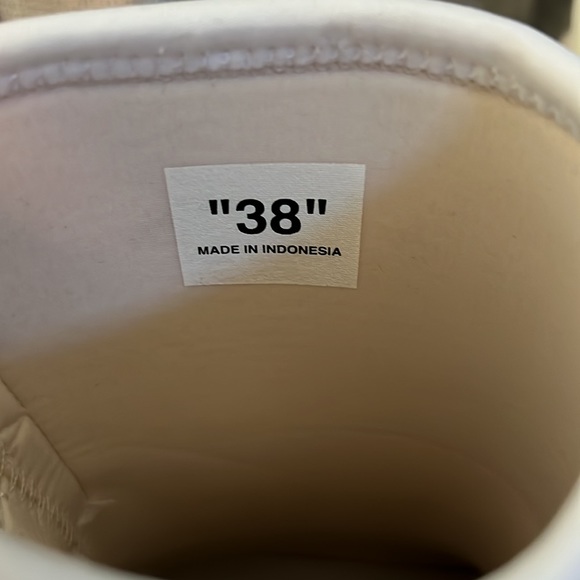 OFF-WHITE For Rainy Days Sponge Sole Chelsea Rain Boot 38 white/black - Picture 4 of 7